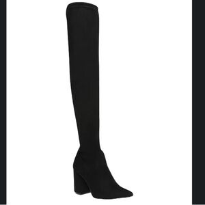Steve Madden Jacoby Thigh-High Over-The-Knee Boots Color:Black Size:5.5 NWOB